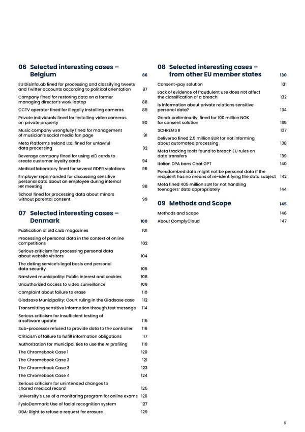 Complycloud EU GDPR Report - Page 5