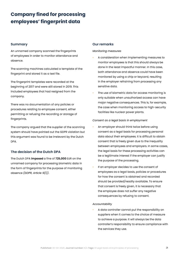 Complycloud EU GDPR Report - Page 21