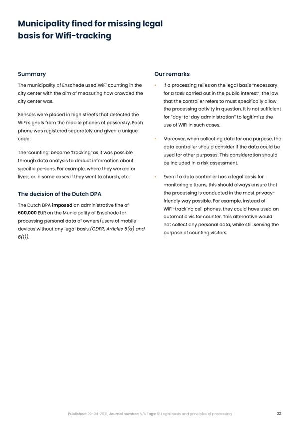 Complycloud EU GDPR Report - Page 22