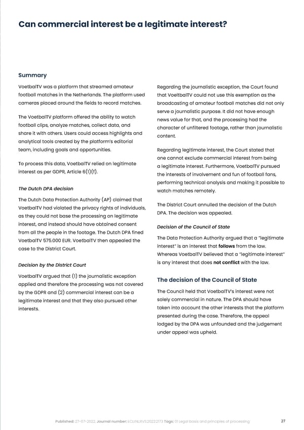 Complycloud EU GDPR Report - Page 27