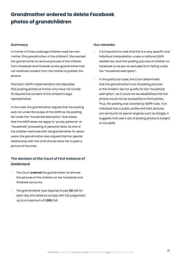 Complycloud EU GDPR Report - Page 29