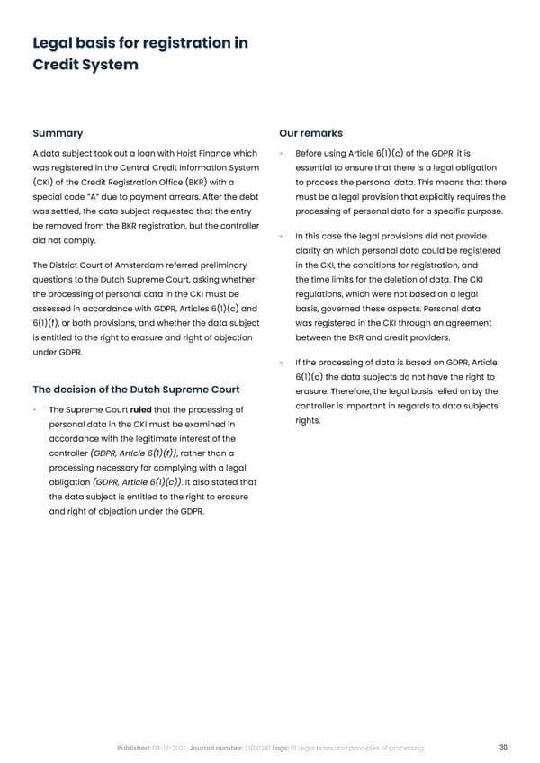 Complycloud EU GDPR Report - Page 30