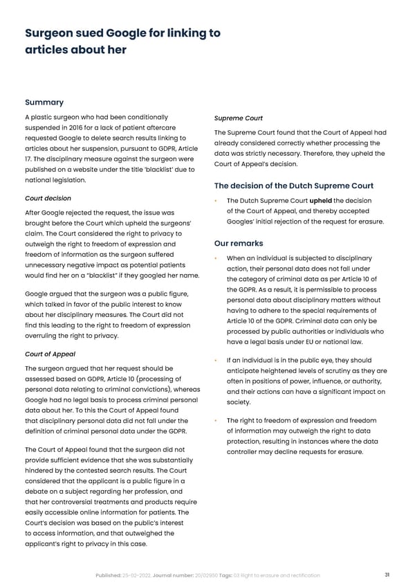 Complycloud EU GDPR Report - Page 31