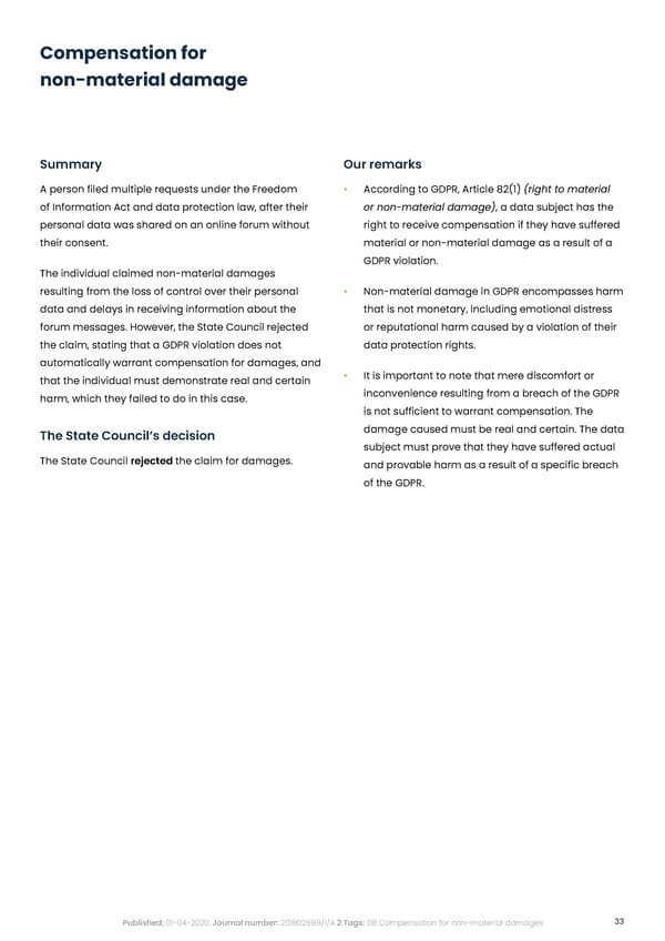 Complycloud EU GDPR Report - Page 33