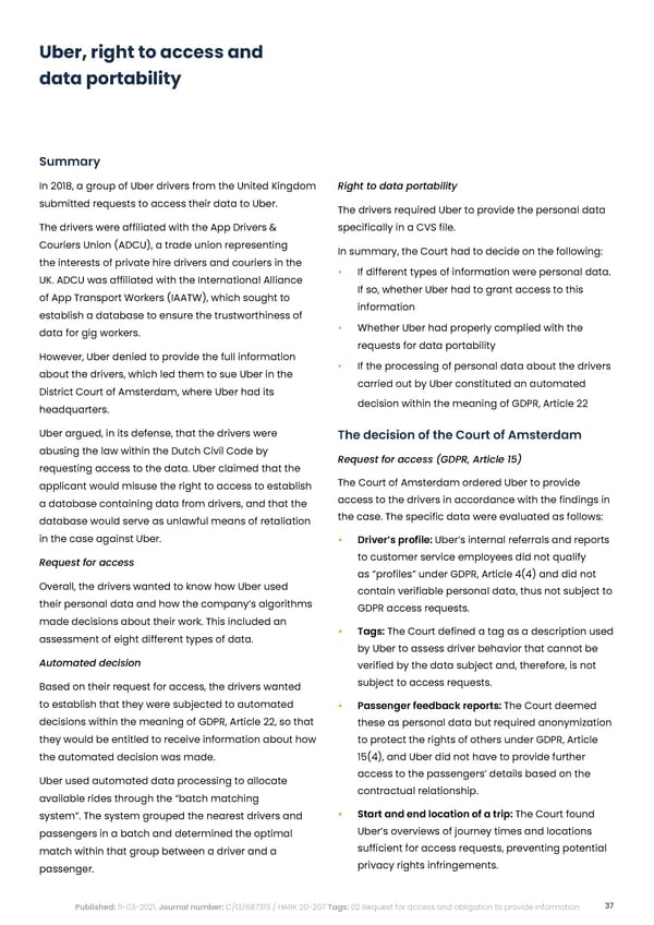 Complycloud EU GDPR Report - Page 37