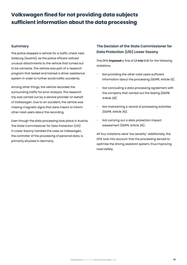 Complycloud EU GDPR Report - Page 48