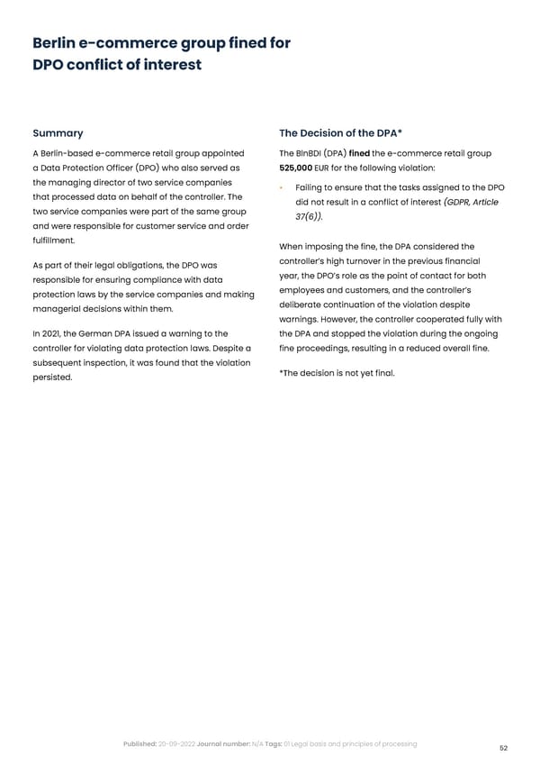 Complycloud EU GDPR Report - Page 52