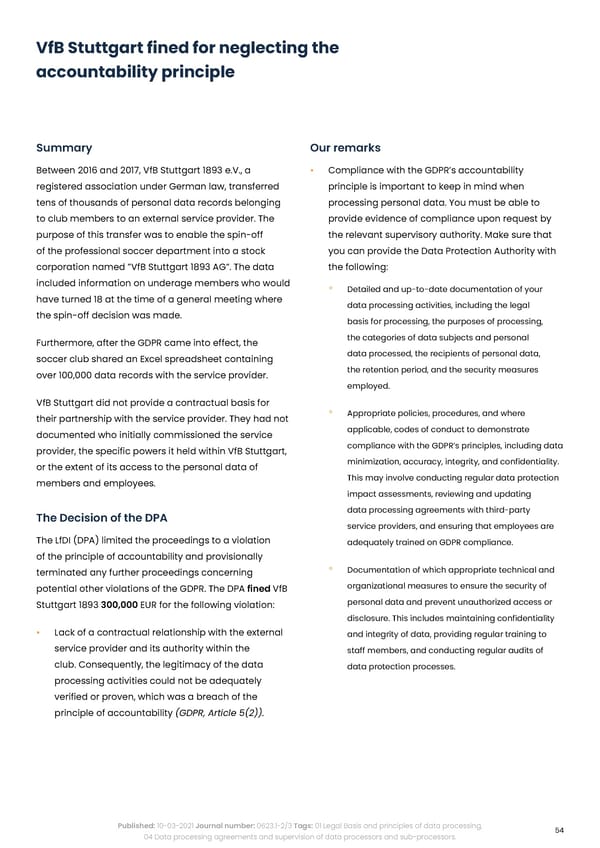 Complycloud EU GDPR Report - Page 54