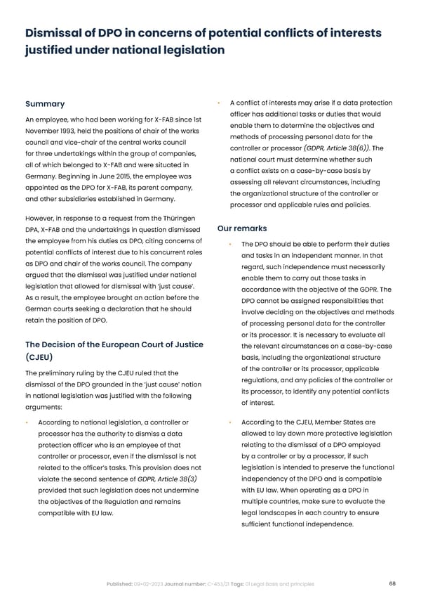 Complycloud EU GDPR Report - Page 68