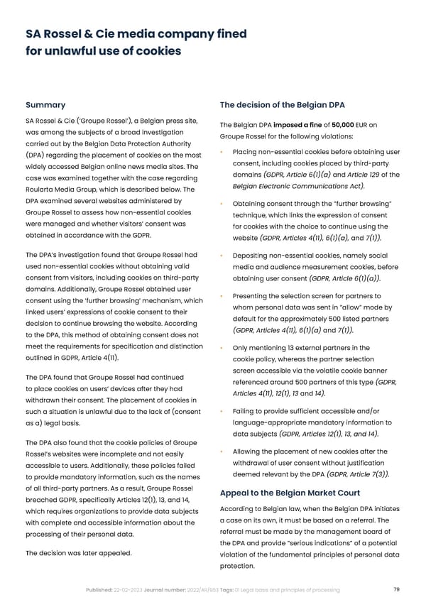 Complycloud EU GDPR Report - Page 79