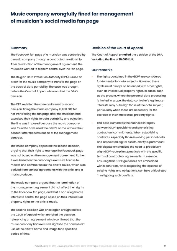 Complycloud EU GDPR Report - Page 91