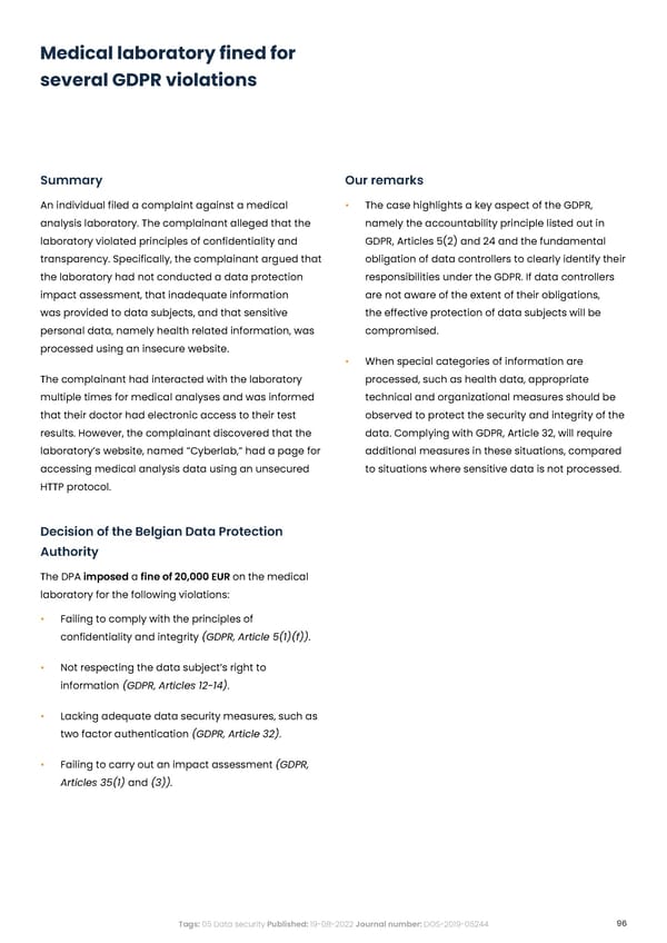 Complycloud EU GDPR Report - Page 96