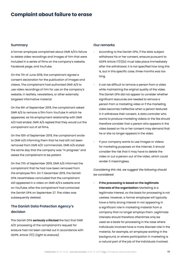 Complycloud EU GDPR Report - Page 110