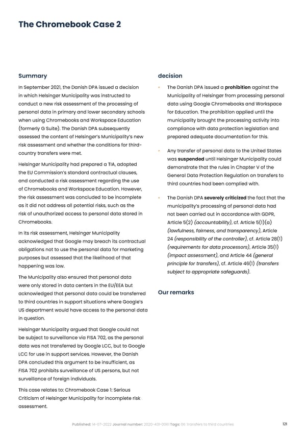 Complycloud EU GDPR Report - Page 121