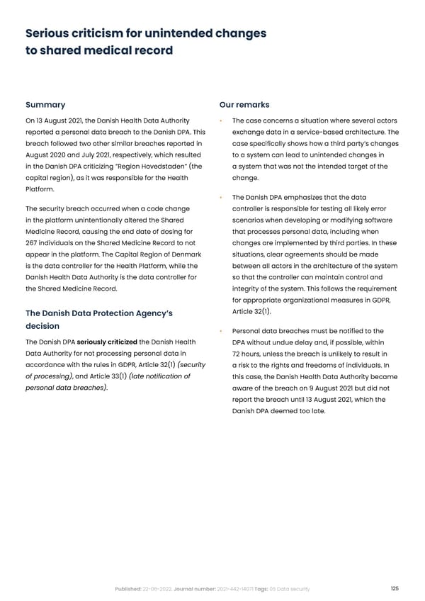 Complycloud EU GDPR Report - Page 125