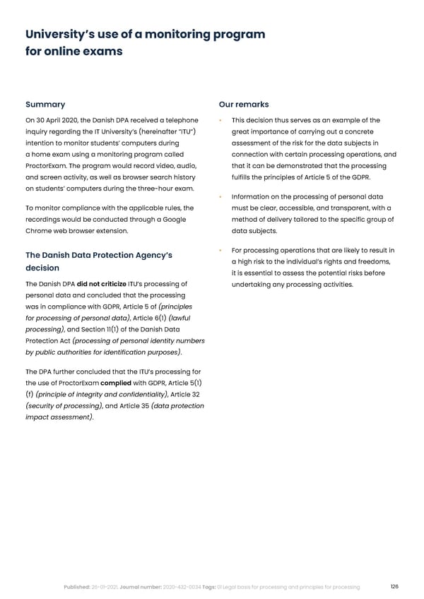 Complycloud EU GDPR Report - Page 126