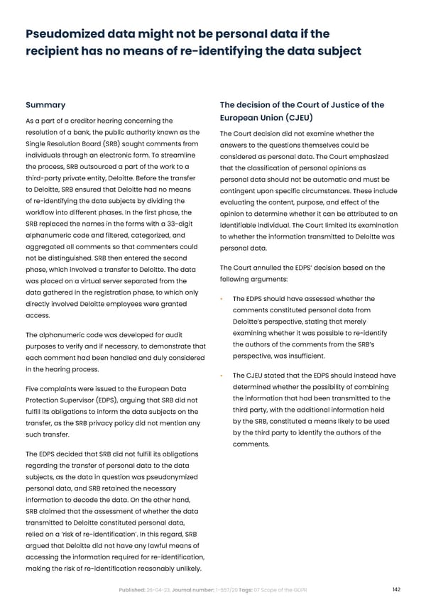 Complycloud EU GDPR Report - Page 142