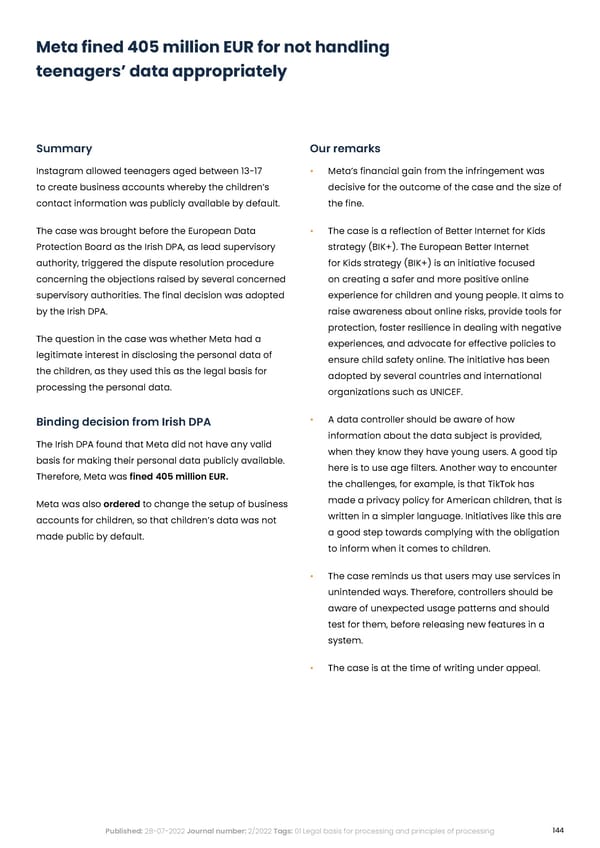 Complycloud EU GDPR Report - Page 144